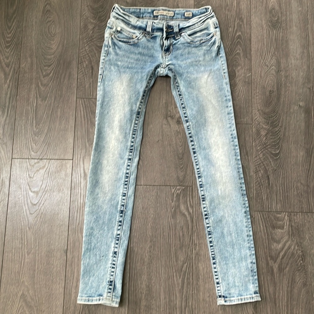 Starlite BKE jeans acid washed straight leg size 24 - Picture 2 of 14